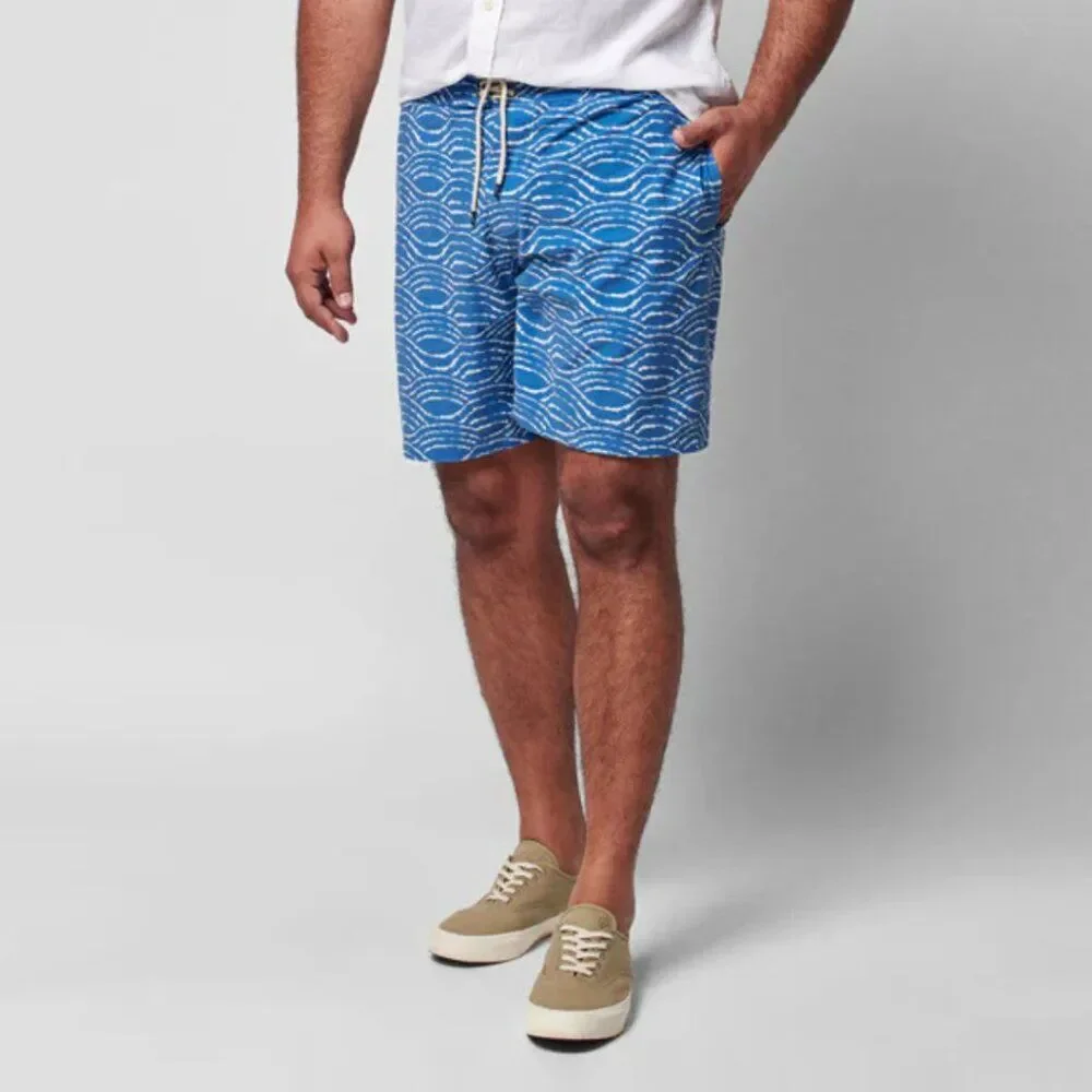 Faherty Classic Boardshorts in Wave Dye Navy NWOT Size 32 Summer Vacation